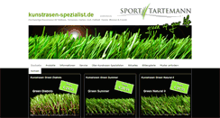 Desktop Screenshot of kunstrasen-spezialist.de